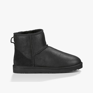 Ugg Classic Mini Bomber Men Classic Boots Black (1745QJLRW)